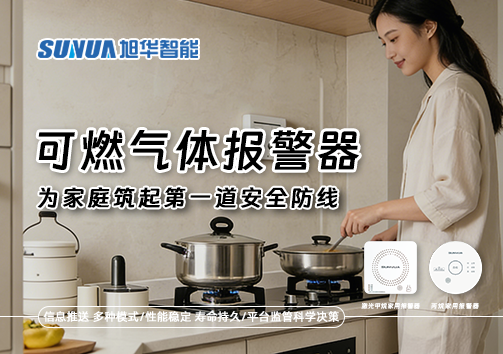 可燃气体报警器，为家庭筑起第一道安全防线！